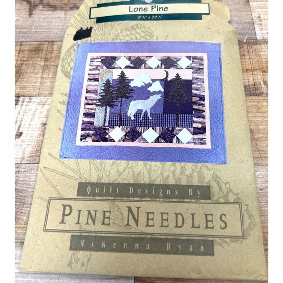Lone Pine Quilt Pattern By Pine Needles 31.5" X 38.5" McKenna Ryan Nature-Themed - Picture 2 of 2